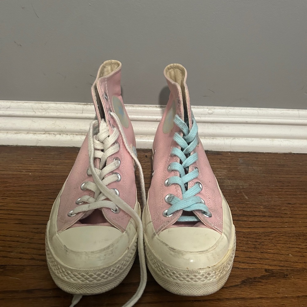 baby pink golf le fleur converse